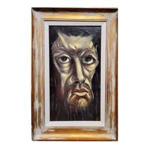 Satanic Portrait by Ara - 1945 Oil Painting