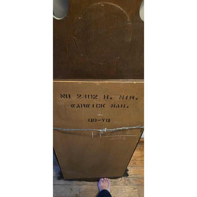 Wood Pair of Henredon Warwick Chippendale Mahogany Wall Mirrors, Model 2402, Circa 1950s-1970s For Sale - Image 7 of 7