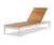 Century Furniture Poolside Metal/Teak Reclining Chaise Lng For Sale In Charlotte - Image 6 of 6