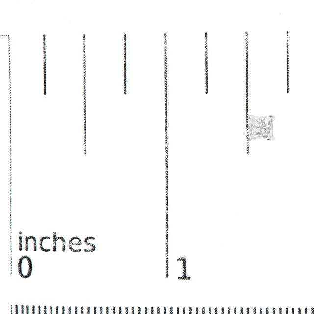 14K White Gold 1 1/2 Cttw Clarity Enhanced Princess Cut Diamond Solitaire Stud Earrings (I-J Color, I1-I2 Clarity) For Sale In New York - Image 6 of 6