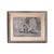 Pair of original vintage guache scenes by Roderic Montagu (1907-2001), featuring architectural sketches in pen and brown...