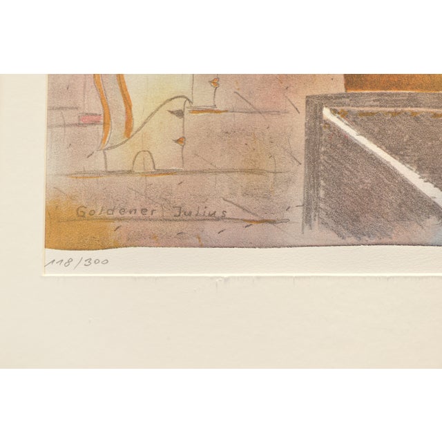 Goldener Julius, Lithograph, Falko Hamm For Sale - Image 7 of 9