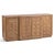 Warm sculptural sideboard crafted from richly grained mango wood in a natural finish. Four generously sized doors feature...