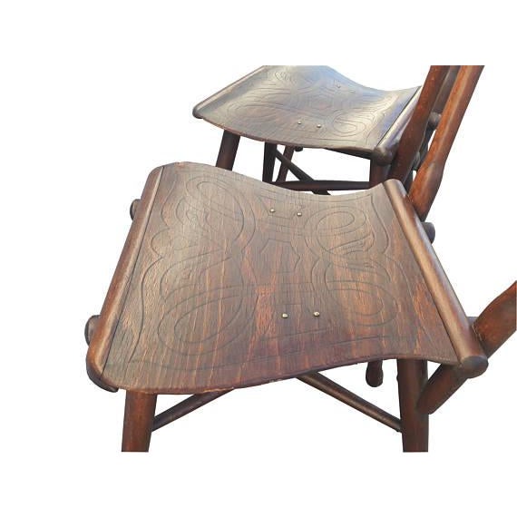 Antique Garden Chairs Set of 4 Chairish