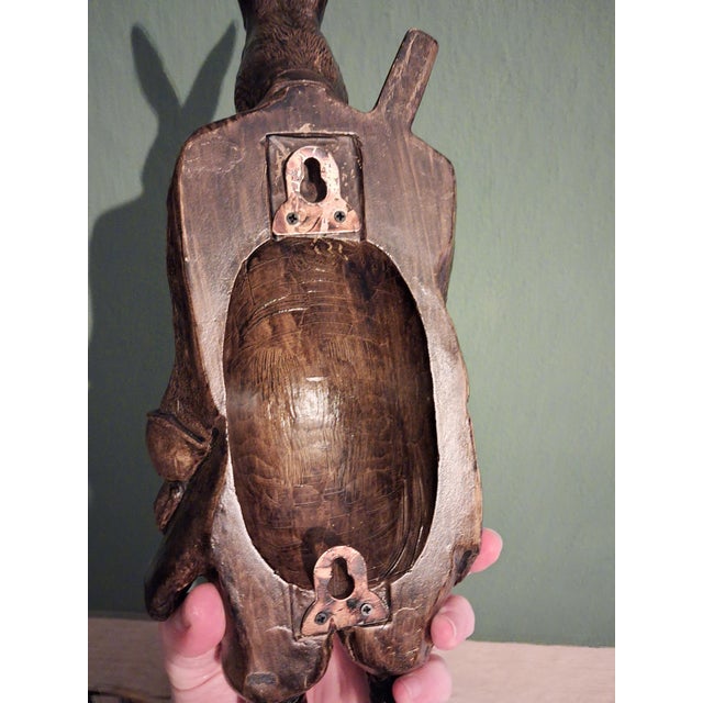Black Forest Hunting Wall Rabbit, 1980s For Sale - Image 6 of 7