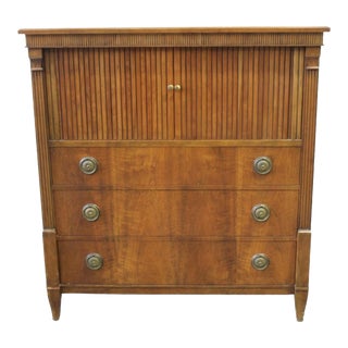 1970s Baker Neoclassical Gentleman's Chest For Sale