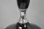 Metal Vintage Mid Century Modern Black Glazed Ceramic & Chrome Table Lamps - A Pair For Sale - Image 7 of 12
