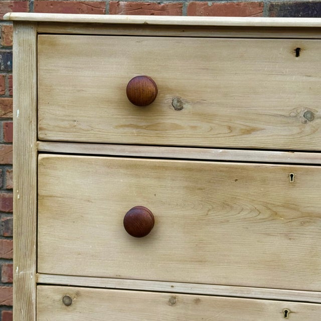 Late 19th Century 19th Century Bleached Pine Chest For Sale - Image 5 of 16