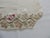Turkish Antique Pink and Green Turkish Embroidered Textile Fragment For Sale - Image 3 of 5