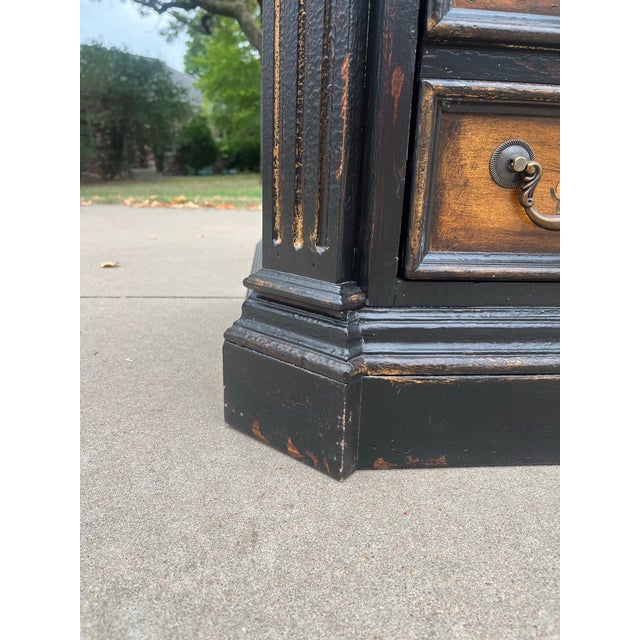 Wood Hooker Furniture North Hampton Collection Ebonized Maple Lateral Filing Cabinet For Sale - Image 7 of 12