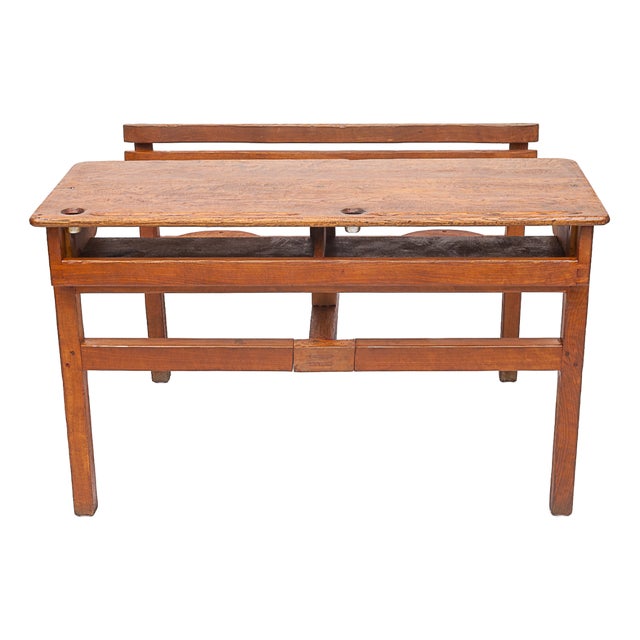 Vintage School Desk, 1950s For Sale