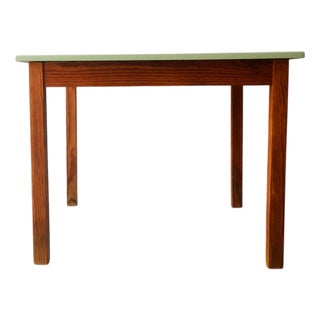 Painted Top Wooden Table, 1950s For Sale