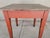 Red Primitive Farmhouse Style Barn Red Tavern / Work Table For Sale - Image 8 of 12