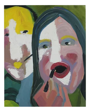 Inés Silvalde, You Can Look, Oil on Canvas, 2018