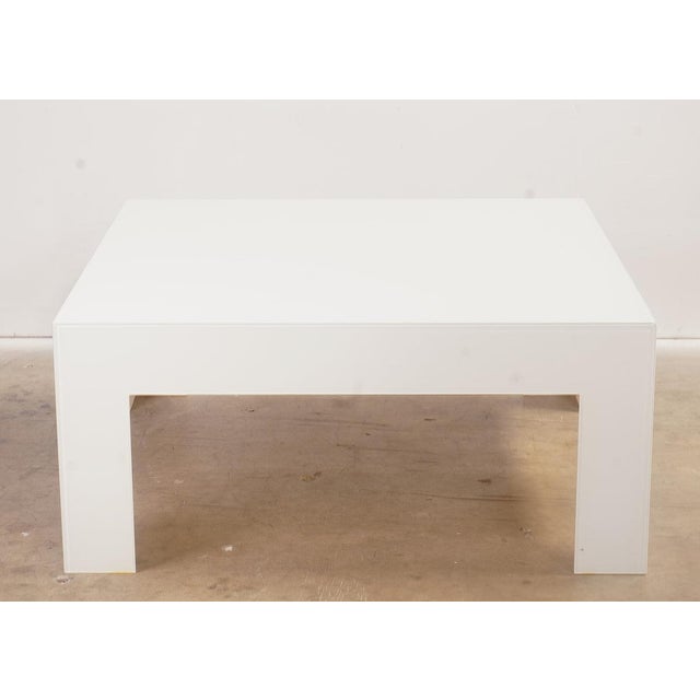 Glas Italia Atlantis Low Glass Coffee Table For Sale - Image 4 of 4