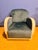 Art Deco Club Chairs in Parchment and Avion-Colored Velvet, 1930s, Set of 2 For Sale - Image 6 of 9