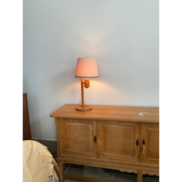1970s Swedish Pine Table Lamp For Sale - Image 11 of 11