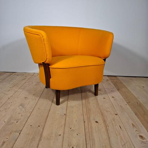 Danish Armchair, 1950s, by Aage Sattrup in Teak - Original Mid-Century Modern For Sale - Image 3 of 9