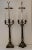 Pair of French Empire Revival Candelabra Lamps Bronze For Sale - Image 4 of 13