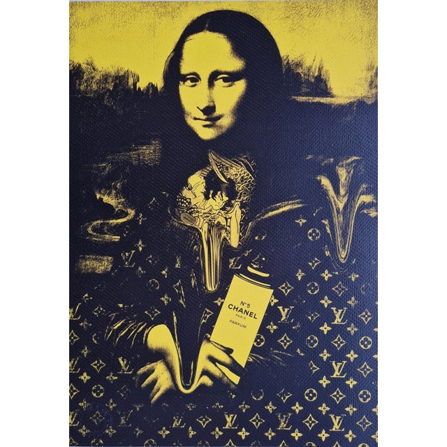 Death Nyc - Mona Lisa - Limited Edition With Certificate Paper: Fine art 300 gsm paper. Numbered from the edition of 100,...