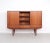 Mid-Century Modern Danish Teak Highboard with Sliding Doors, 1960s For Sale - Image 3 of 11