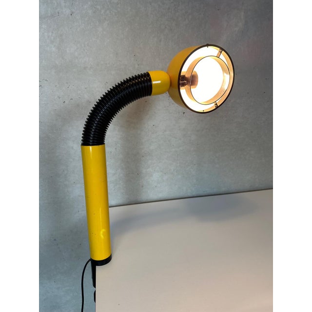 Black Vintage Tubular Desk Lamp, 1980s For Sale - Image 8 of 14