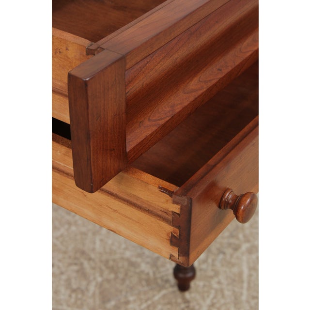 Stickley Cherry 2 Drawer Nightstand End Table For Sale In Philadelphia - Image 6 of 14