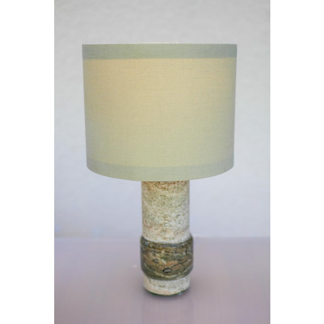 Mid-Century Modern Green-Grey Marble Lamp from Yxhult Kolmården, Sweden For Sale - Image 10 of 17