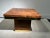 Milo Baughman 1970s Modern Burlwood Pattern Formica With Brass Trim Tables - A Pair For Sale - Image 4 of 7