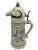 Large Blue and Creme Toile Style Webco Beer Stein Made in Germany For Sale - Image 4 of 10