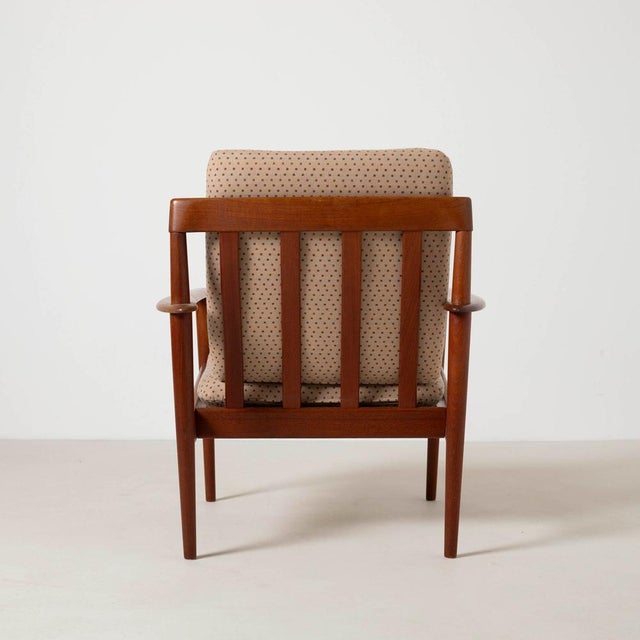 1960s Danish Teak Armchair by Grete Jalk for Poul Jeppesen, 1960s For Sale - Image 5 of 10