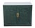 Chinoiserie Henredon Furniture Green Asian Chinoiserie Faux Malachite 36" Storage Cabinet W. Embossed Floral Detail For Sale - Image 3 of 17