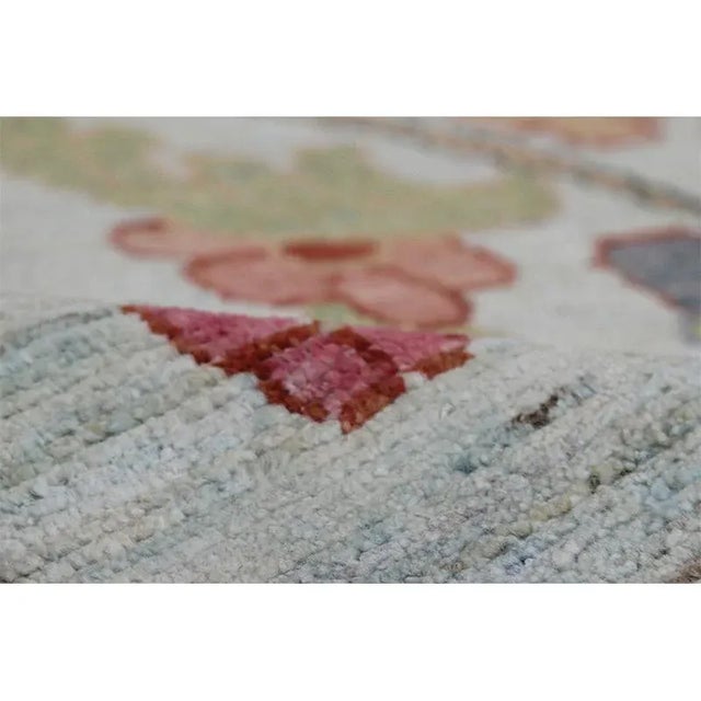 Textile Handwoven Persian Sultanabad Area Rug 11’5″ X 16’3″ For Sale - Image 7 of 13