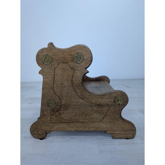 1960s Vintage Wooden Step Stool, 1962 For Sale - Image 5 of 14