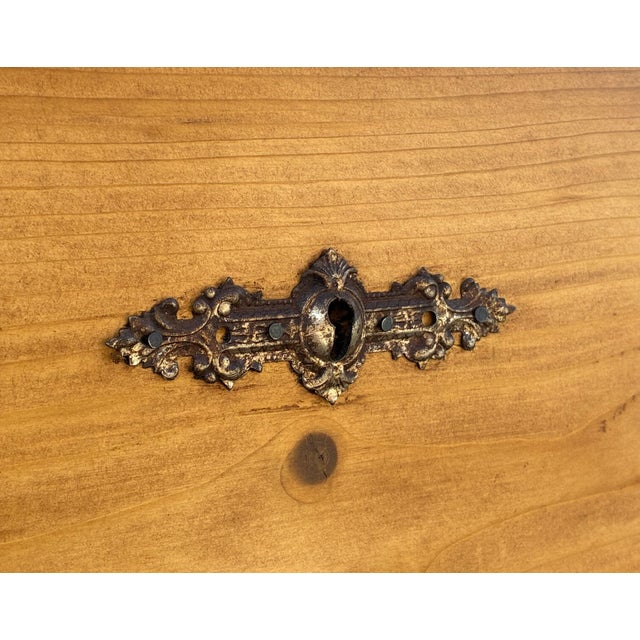 Pine Central European Chest of Four Drawers For Sale - Image 9 of 16