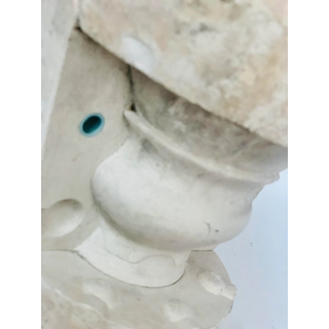 White Antique Three Part English Sugar Bowl Plaster Mold, Early 20th Century For Sale - Image 8 of 12