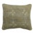 Pale Turkish Oushak Small Rug Pillow For Sale