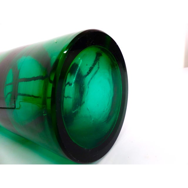 Glass H.500 Lamp in Green Blown Glass by Severin Brørby Hadeland Glassverk & Høvik Verk, Norway, 1967 For Sale - Image 7 of 10