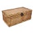 Mid Century Asian Bamboo & Rattan Trunk For Sale