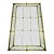 Contemporary Modern Green Venetian Mirror Hand-Carved Murano Glass For Sale