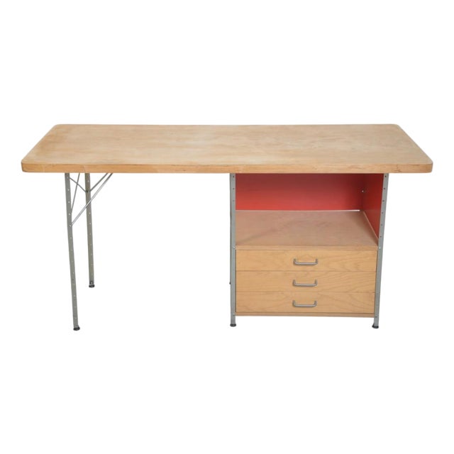 Vintage Desk in Ash by Charles Eames, 1990s For Sale