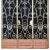 1920s Antique Art Deco Wrought Iron Doors With Transom For Sale - Image 5 of 5