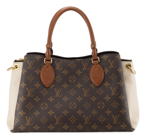 Louis Vuitton Vendôme MM Monogram Canvas Cream Leather Gold-Tone Handle Bag