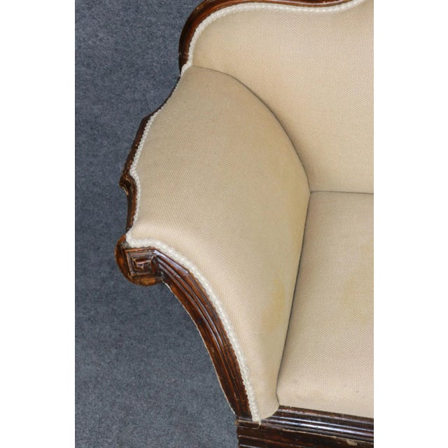 Period English 1790-1820s Era Mahogany Regency Settee For Sale - Image 10 of 12