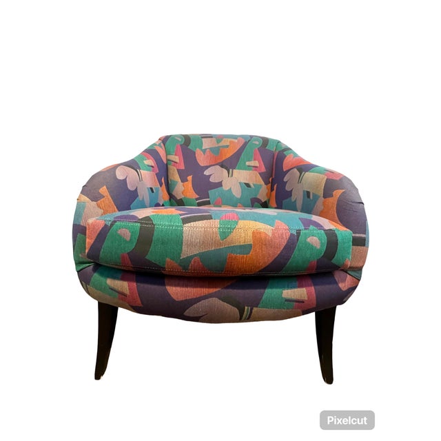 Thayer Coggin 1980s Thayer Coggin Pair of Club Chairs For Sale - Image 4 of 6