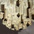 Mid-Century Modernist Hand-Blown Murano Mixed Glass Camer Triedre Chandelier For Sale - Image 17 of 17