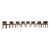 Vintage Model 122 Dining Chairs in Walnut by Vico Magistretti for Cassina, 1968, Set of 8 For Sale - Image 11 of 18