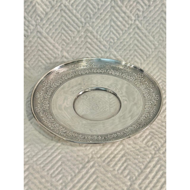 Metal Antique French .950 Sterling Silver Chocolate Cup & Trembleuse Saucer, Minerva Hallmarks, Louis XVI Style For Sale - Image 7 of 12