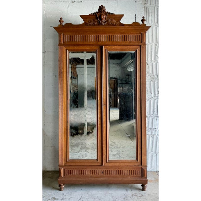 Vintage Boho Hand Carved Eastlake Linen Press For Sale In West Palm - Image 6 of 11