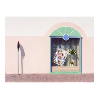 'L'Oreal No. 2, Troyes' by Evelyne Brigeois, 1985, French Village, Boise, National Watercolor Society For Sale